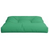 Coussin de palette vert 70x70x12 cm tissu 
