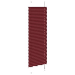 Store plissé rouge bordeaux 45x150 cm largeur du tissu 44,4 cm 