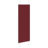 Store plissé rouge bordeaux 45x150 cm largeur du tissu 44,4 cm 