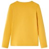 T-shirt enfants à manches longues ocre foncé 140 
