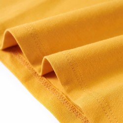 T-shirt enfants à manches longues ocre foncé 140 