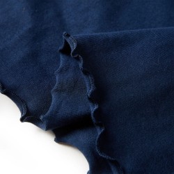 T-shirt enfants à manches longues bleu marine 140 