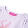 T-shirt enfants à manches longues lilas clair 92 