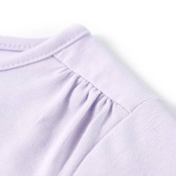 T-shirt enfants à manches longues lilas clair 92 