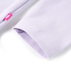 T-shirt enfants à manches longues lilas clair 92 