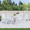 Coussins de chaise de jardin lot de 6 multicolore 40x40x3 cm 