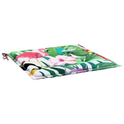 Coussins de chaise de jardin lot de 6 multicolore 40x40x3 cm 