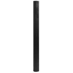Tapis rectangulaire noir 80x500 cm bambou 