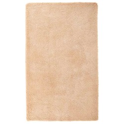 Tapis Shaggy à poils longs NAVARRA beige 80x150 cm polyester 