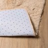 Tapis Shaggy à poils longs NAVARRA beige 80x150 cm polyester 