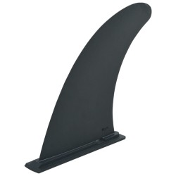 Aileron central de planche à pagaie 18,3x21,2 cm Plastique Noir 