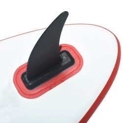 Aileron central de planche à pagaie 18,3x21,2 cm Plastique Noir 