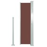 Auvent latéral rétractable 120 x 300 cm Marron 