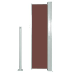 Auvent latéral rétractable 120 x 300 cm Marron 