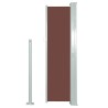 Auvent latéral rétractable 120 x 300 cm Marron 