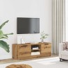 Meuble TV chêne artisanal 102x35x36,5 cm bois d'ingénierie 