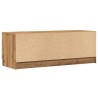 Meuble TV chêne artisanal 102x35x36,5 cm bois d'ingénierie 