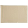 Écran de balcon en tissu Oxford 90x400 cm Beige 