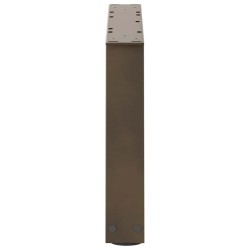 Pieds de table à manger forme V 2 pcs acier naturel acier 