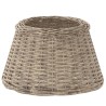 Abat-jour marron Ø45x28 cm osier 
