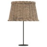 Abat-jour marron Ø45x28 cm osier 