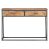 Table console 110x35x75 cm Bois d'acacia massif 