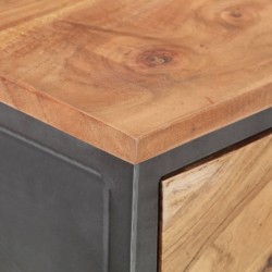 Table console 110x35x75 cm Bois d'acacia massif 