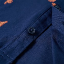 Chemise pour enfants bleu marine 140 