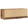 Meuble TV vieux bois 102x35x36,5 cm bois d'ingénierie 