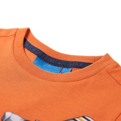 T-shirt enfants manches longues orange foncé 92 