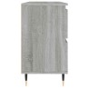 Armoire salle de bain sonoma gris 80x33x60 cm bois d'ingénierie 