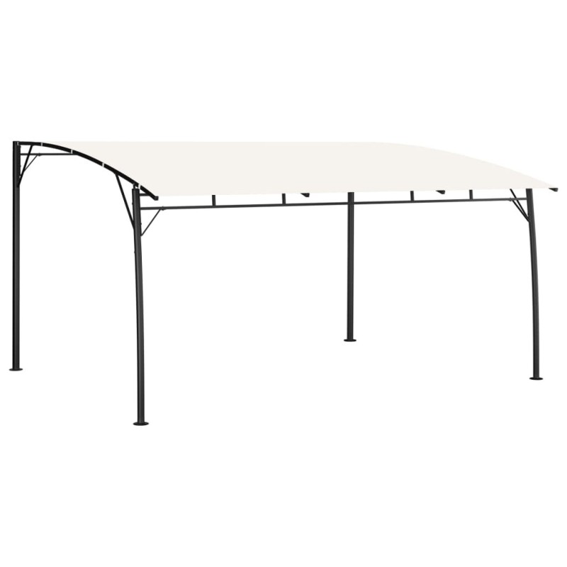 Auvent pare-soleil de jardin 4x3x2,55 m Crème Auvent pare-soleil de jardin 4x3x2,55 m Crème