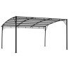 Auvent pare-soleil de jardin 4x3x2,55 m Crème 