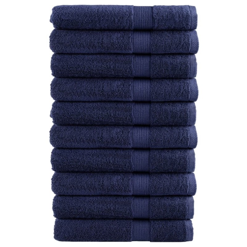 Serviettes de qualité supérieure SOLUND 10 pcs bleu marine 