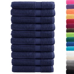 Serviettes de qualité supérieure SOLUND 10 pcs bleu marine 