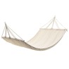 Hamac couleur crème 210 cm x 150 cm 
