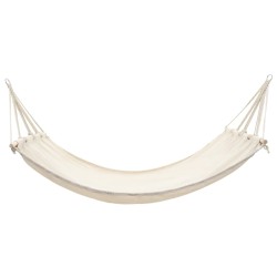 Hamac couleur crème 210 cm x 150 cm 