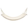 Hamac couleur crème 210 cm x 150 cm 
