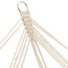 Hamac couleur crème 210 cm x 150 cm 