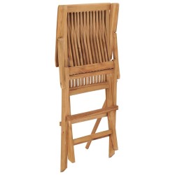 Chaises pliables de jardin lot de 6 Bois de teck solide 
