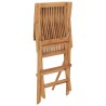 Chaises pliables de jardin lot de 6 Bois de teck solide 