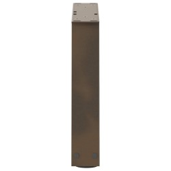 Pieds de table à manger forme V 2 pcs acier naturel acier 