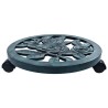 Chariots pour plantes 6 pcs Vert 38 cm Plastique 