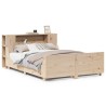 Cadre de lit sans matelas 140x190 cm bois de pin massif 