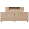 Cadre de lit sans matelas 140x190 cm bois de pin massif 