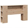 Cadre de lit sans matelas 140x190 cm bois de pin massif 