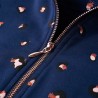 Sweatshirt à capuche pour enfants bleu marine 140 