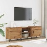 Meuble TV chêne artisanal 150x30x50 cm bois d'ingénierie 