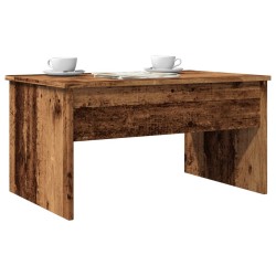Table basse vieux bois 80x50,5x41,5 cm bois d'ingénierie 