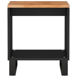 Table basse 40x31x46 cm Bois d'acacia solide et d'ingénierie 